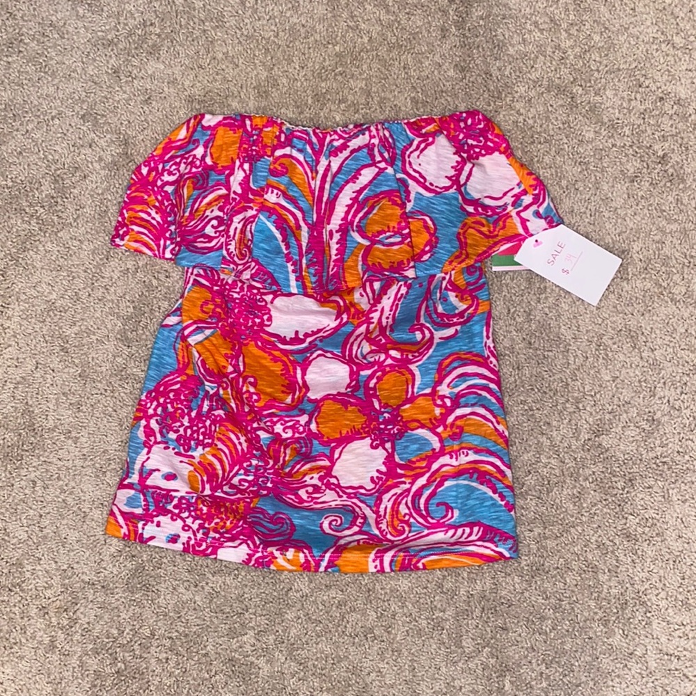 Lilly Pulitzer strapless top